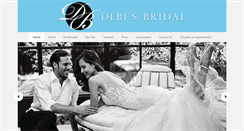 Desktop Screenshot of debisbridal.com